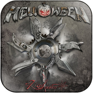 Helloween 7 Sinners Album Cover Sticker Helloween 7 Sinners Album Cover Sticker
