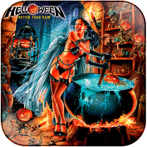 Helloween Better Than Raw Album Cover Sticker Helloween Better Than Raw Album Cover Sticker
