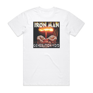 Iron Man Generation Void Album Cover T-Shirt White Iron Man Generation Void Album Cover T-Shirt White