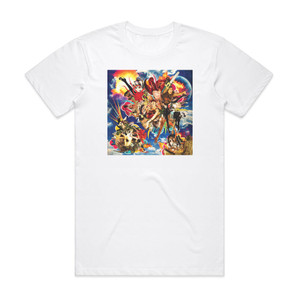 iwrestledabearonce Its All Happening 1 Album Cover T-Shirt White iwrestledabearonce Its All Happening 1 Album Cover T-Shirt White