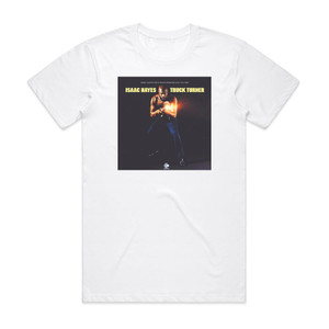 Isaac Hayes Truck Turner Album Cover T-Shirt White Isaac Hayes Truck Turner Album Cover T-Shirt White