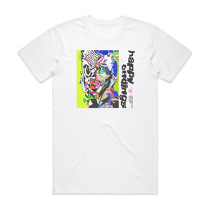 iann dior Happy Endings Album Cover T-Shirt White iann dior Happy Endings Album Cover T-Shirt White