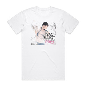 Isac Elliot Wake Up World Album Cover T-Shirt White Isac Elliot Wake Up World Album Cover T-Shirt White
