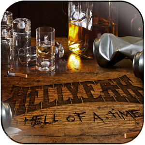 Hellyeah Hell Of A Time Album Cover Sticker Hellyeah Hell Of A Time Album Cover Sticker
