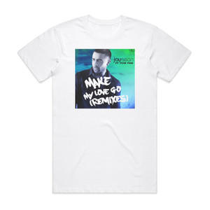 Jay Sean Make My Love Go 1 Album Cover T-Shirt White Jay Sean Make My Love Go 1 Album Cover T-Shirt White