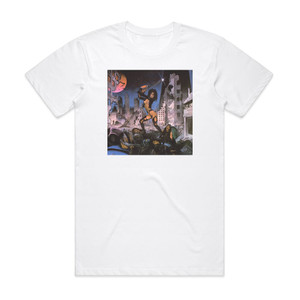 Jag Panzer Tyrants 1 Album Cover T-Shirt White Jag Panzer Tyrants 1 Album Cover T-Shirt White