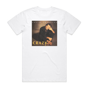 Julio Iglesias Crazy Album Cover T-Shirt White Julio Iglesias Crazy Album Cover T-Shirt White