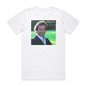 Julio Iglesias Amanti Album Cover T-Shirt White Julio Iglesias Amanti Album Cover T-Shirt White