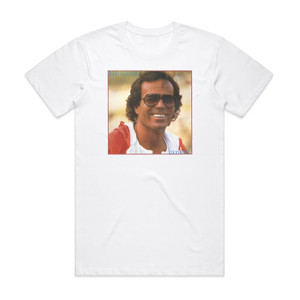 Julio Iglesias Momenti Album Cover T-Shirt White Julio Iglesias Momenti Album Cover T-Shirt White