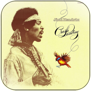 Jimi Hendrix Crash Landing Album Cover Sticker Jimi Hendrix Crash Landing Album Cover Sticker