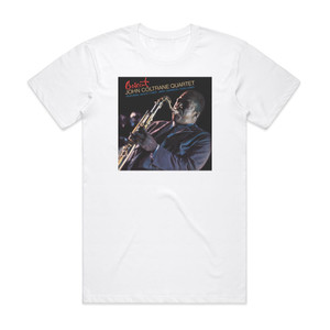 John Coltrane Crescent Album Cover T-Shirt White John Coltrane Crescent Album Cover T-Shirt White