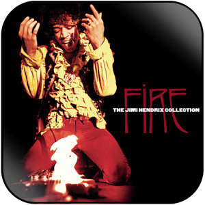 Jimi Hendrix Fire The Jimi Hendrix Collection Album Cover Sticker Jimi Hendrix Fire The Jimi Hendrix Collection Album Cover Sticker