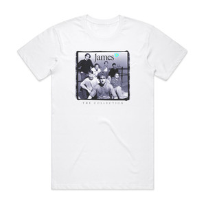 James The Collection Album Cover T-Shirt White James The Collection Album Cover T-Shirt White