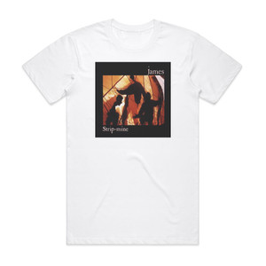 James Strip Mine Album Cover T-Shirt White