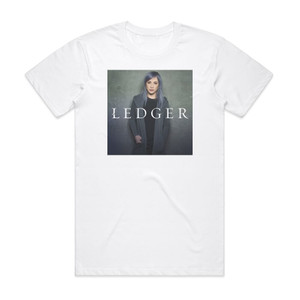 Jen Ledger Ledger Album Cover T-Shirt White Jen Ledger Ledger Album Cover T-Shirt White
