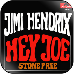Jimi Hendrix Hey Joe-2 Album Cover Sticker