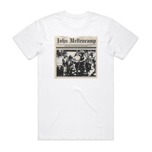 John Mellencamp The Good Samaritan Tour 2000 Album Cover T-Shirt White John Mellencamp The Good Samaritan Tour 2000 Album Cover T-Shirt White