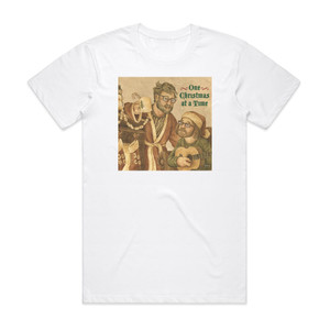 Jonathan Coulton One Christmas At A Time Album Cover T-Shirt White Jonathan Coulton One Christmas At A Time Album Cover T-Shirt White