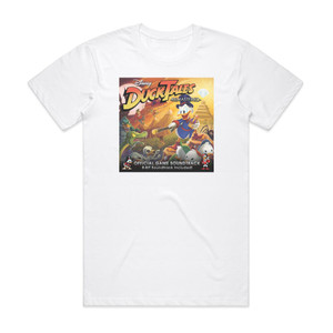 Jake Kaufman Ducktales Remastered Official Game Soundtrack Album Cover T-Shirt White