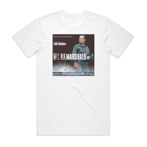 Jerry Goldsmith Us Marshals Album Cover T-Shirt White Jerry Goldsmith Us Marshals Album Cover T-Shirt White