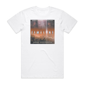 Jerry Goldsmith Timeline Album Cover T-Shirt White Jerry Goldsmith Timeline Album Cover T-Shirt White