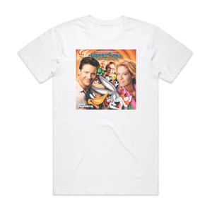 Jerry Goldsmith Looney Tunes Back In Action Album Cover T-Shirt White Jerry Goldsmith Looney Tunes Back In Action Album Cover T-Shirt White