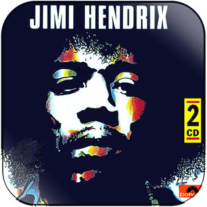 Jimi Hendrix Zweitausendeins Album Cover Sticker Jimi Hendrix Zweitausendeins Album Cover Sticker