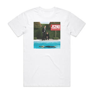 Jurk Avondjurk Album Cover T-Shirt White Jurk Avondjurk Album Cover T-Shirt White