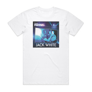Jack White Itunes Festival London 2012 Album Cover T-Shirt White Jack White Itunes Festival London 2012 Album Cover T-Shirt White