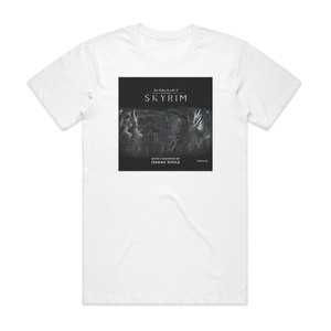 Jeremy Soule The Elder Scrolls V Skyrim The Original Game Soundtrack 1 Album Cover T-Shirt White