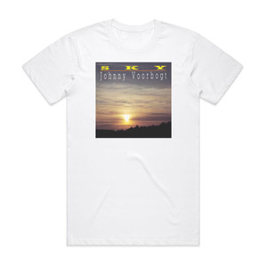 Johnny Voorbogt Sky Album Cover T-Shirt White Johnny Voorbogt Sky Album Cover T-Shirt White