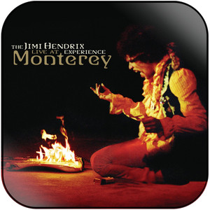 The Jimi Hendrix Experience Live At Monterey-1 Album Cover Sticker