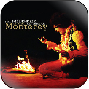 The Jimi Hendrix Experience Live At Monterey-2 Album Cover Sticker