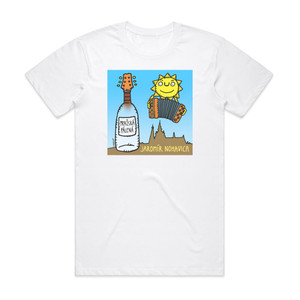 Jaromir Nohavica Prask Plen Album Cover T-Shirt White Jaromir Nohavica Prask Plen Album Cover T-Shirt White