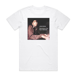 James Booker Resurrection Of The Bayou Maharajah Album Cover T-Shirt White James Booker Resurrection Of The Bayou Maharajah Album Cover T-Shirt White