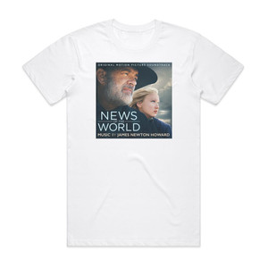 James Newton Howard News Of The World Album Cover T-Shirt White James Newton Howard News Of The World Album Cover T-Shirt White