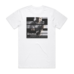 James Newton Howard The Bourne Legacy Album Cover T-Shirt White James Newton Howard The Bourne Legacy Album Cover T-Shirt White
