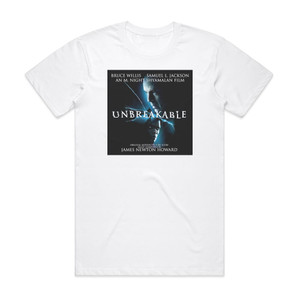 James Newton Howard Unbreakable Album Cover T-Shirt White James Newton Howard Unbreakable Album Cover T-Shirt White