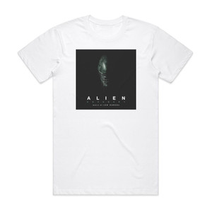 Jed Kurzel Alien Covenant Original Soundtrack Album Album Cover T-Shirt White Jed Kurzel Alien Covenant Original Soundtrack Album Album Cover T-Shirt White