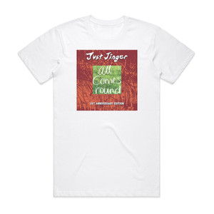 Just Jinjer All Comes Round Album Cover T-Shirt White Just Jinjer All Comes Round Album Cover T-Shirt White
