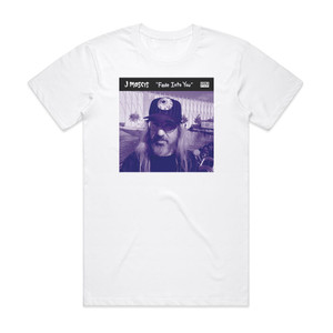 J Mascis Fade Into You Album Cover T-Shirt White J Mascis Fade Into You Album Cover T-Shirt White