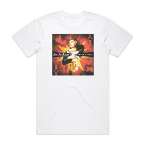 Joe Jackson Heaven Hell Album Cover T-Shirt White Joe Jackson Heaven Hell Album Cover T-Shirt White
