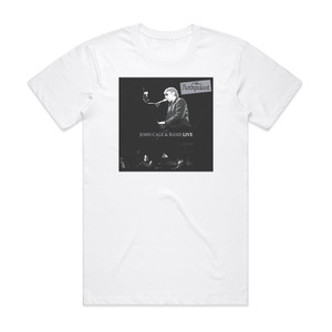 John Cale Live At Rockpalast 1 Album Cover T-Shirt White John Cale Live At Rockpalast 1 Album Cover T-Shirt White