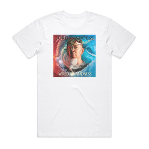 Jordan Rudess Wired For Madness Album Cover T-Shirt White Jordan Rudess Wired For Madness Album Cover T-Shirt White