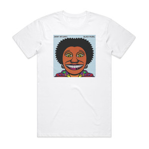 Jimmy McGriff Black Pearl Album Cover T-Shirt White Jimmy McGriff Black Pearl Album Cover T-Shirt White