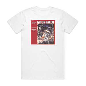 John Barry Moonraker 2 Album Cover T-Shirt White John Barry Moonraker 2 Album Cover T-Shirt White