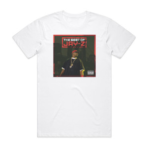 Jay-Z Bring It On The Best Of Album Cover T-Shirt White Jay-Z Bring It On The Best Of Album Cover T-Shirt White