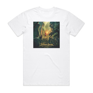 John Debney The Jungle Book 2016 Album Cover T-Shirt White John Debney The Jungle Book 2016 Album Cover T-Shirt White