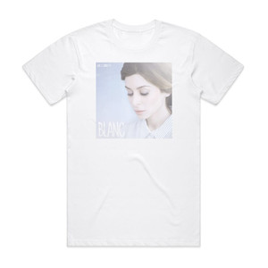 Julie Zenatti Blanc Album Cover T-Shirt White Julie Zenatti Blanc Album Cover T-Shirt White