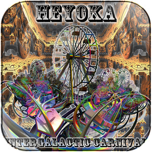 Heyoka Intergalactic Carnival Album Cover Sticker Heyoka Intergalactic Carnival Album Cover Sticker